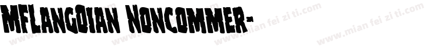 MFLangOian Noncommer字体转换